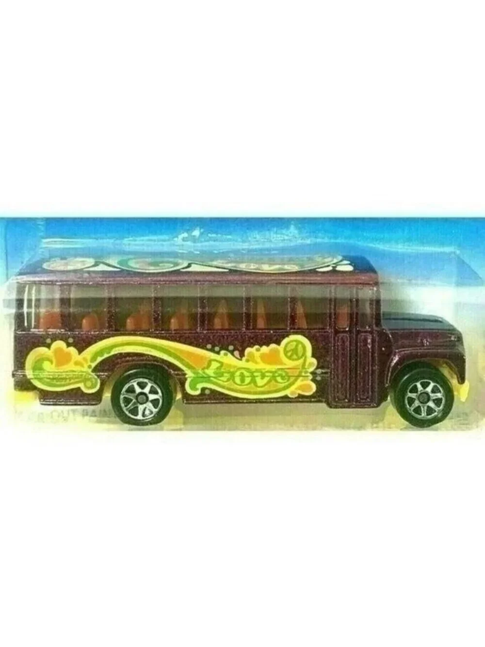 Vintage Die Cast Hot Wheels 1995 School Bus MOD BOD Series 2/4 397 Far-Out New